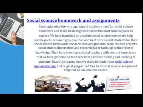 Social Science Homework Help