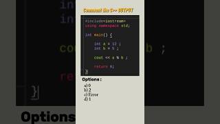 Can you solve this?? Problem solving in c++ | c++ quiz| #leetcode #cpp #problemsolving #programming
