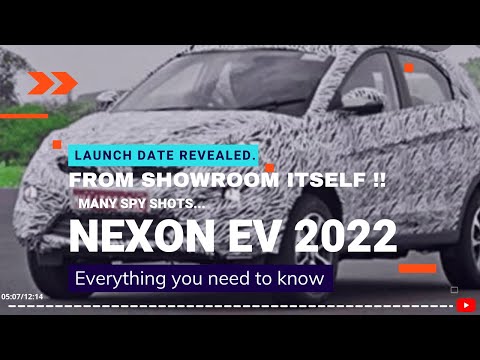 Nexon ev 2022 facelift version | launch date revealed | Many spy shots | All details | TATA | Hindi