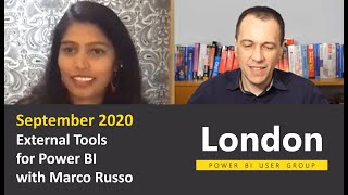 London Power BI User Group - September 2020 - Marco Russo - External Tools