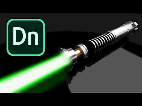 How to Make a 3D Lightsaber in Adobe Dimension