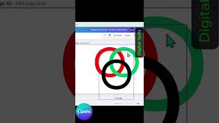 How to Make the Olympic Logo with Canva | Canva Tutorial | #canvatutorial #canva #shorts