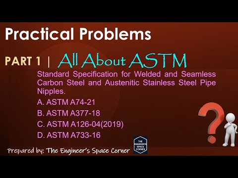 ASTM Standards for Plumbing Works Part 1 | The Engineer's Space Corner