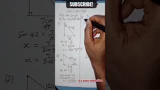 Advanced Triangle Calculations  Solve Like a Pro #maths #mathtutorial #education
