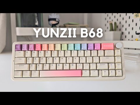 65% keyboard that looks (and sounds) great! | unboxing the Yunzii B68