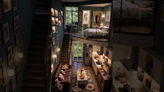 Log Cabin & Calm Rain #CozyVibes #LoftApartment #RainyDayFeels #cozyroom #Shorts