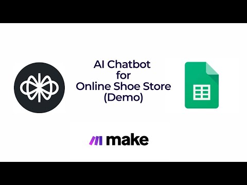 I Built an AI Chatbot for An Online Shoe Store Using Voiceflow & Make.com (Demo)