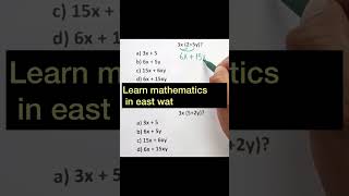 Math algebraic question #mathtest #mathskills #mathtestprep #solvemath #iqquestion #iqtest #maths