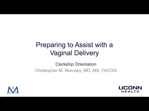 Preparing to Assist with a Vaginal Delivery