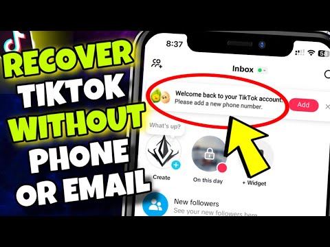 (NEW TRICK) How to Recover TikTok Account WITHOUT Phone Number, Email or Password