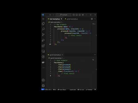 Avoiding Callback Hell with Promises #cleancode #javascript #typescript #programming