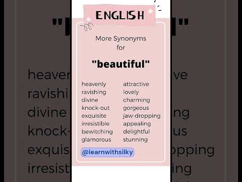More ways to speak 🗣️ "Beautiful"🤩 |LearnwithSilky| #youtubeshorts #learnenglish #wordforbeginners