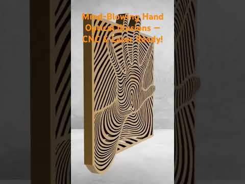 Mind-Blowing Hand Optical Illusions — CNC & Laser Ready!