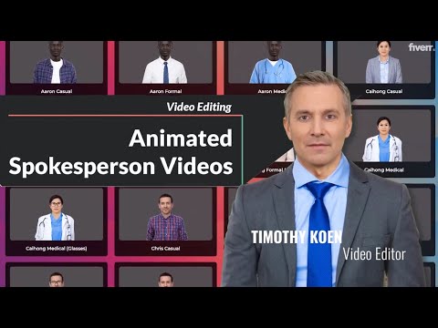 Create animated spokesperson video