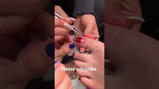 Perfect toe nail art designs 😍#nails #nailart #toenails #toe #naildesigns #shorttutorials
