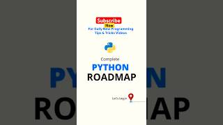 Complete Python Roadmap in one video | Learn Python Step by Step #Shorts #python #programming