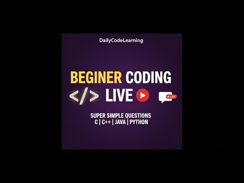 Live Coding Quiz for Beginners 🔴 | Simple C, C++, Java & Python Output Questions