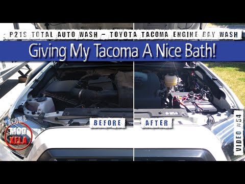 Giving my Toyota Tacoma a Well Deserved Bath - Engine Bay Wash Using P21s Total Auto Wash | #54