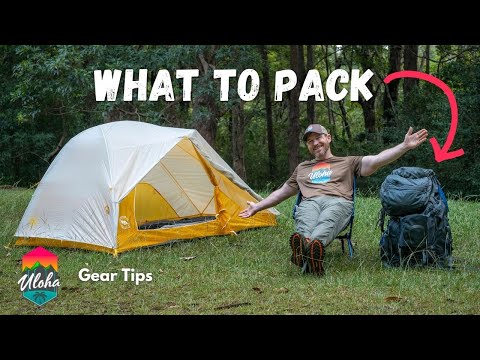 What to pack to go backpacking in Hawaii | Uloha Gear Tips