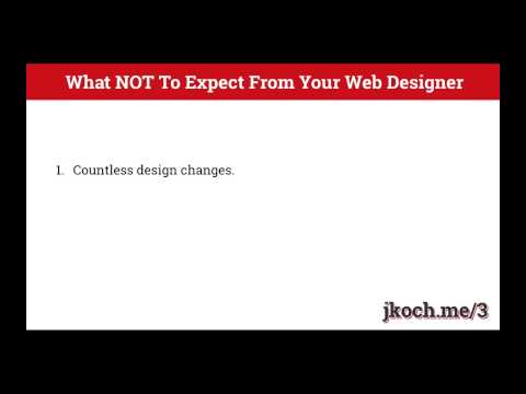 JK TV #3 - How to hire the right web designer