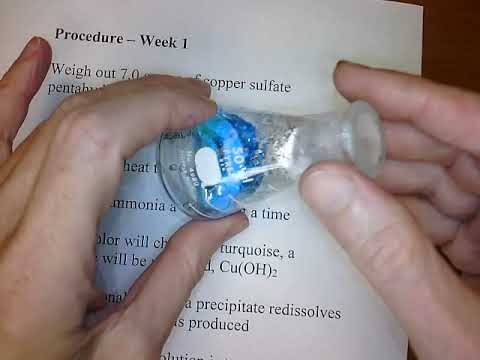 Inorganic Chemistry Lab: Synthesis and Titration of a Copper Salt