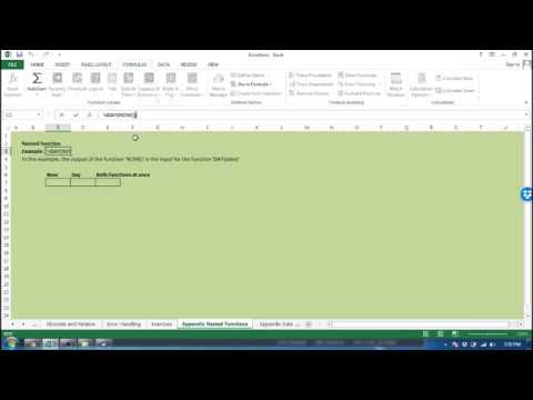 Excel Functions and Formulas - Nested Functions
