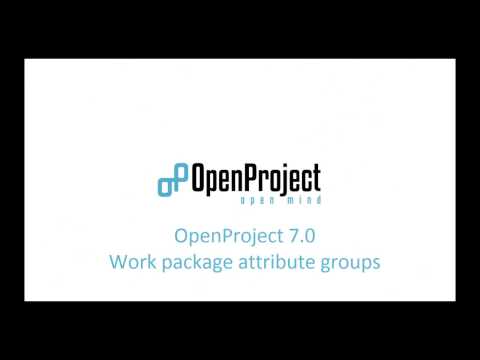 OpenProject 7.0 preview - Work package attribute groups