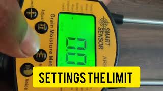 SMART SENSOR - GRAIN MOISTURE METER AR991