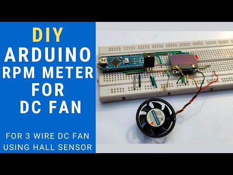 Arduino RPM measurement for DC fan using Hall effect sensor