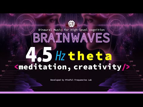 Theta Brainwaves, 4.5Hz Binaural Beats, Ambient Music for Deep Meditation, Relaxation & Inner Calm.