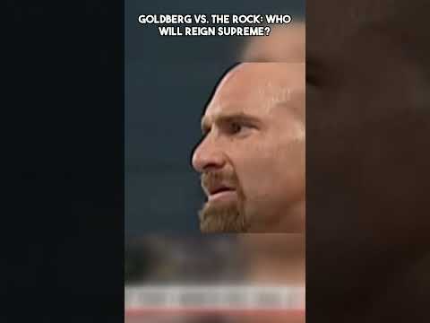 Goldberg vs. The Rock: Who Will Reign Supreme? #therock #vizard #wrestlemania