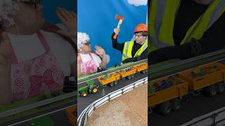 Remote control tractors and truck #builderc