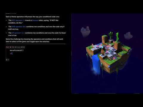 Apple Swift Playgrounds -  Learn to Code 1 - Logical Labyrinth