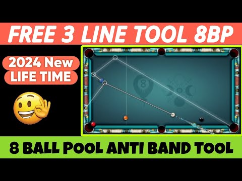 Free 3 Line Tool 8BP | 8 Ball Pool Free Aim Tool anti Band 2024 | Free 3 Line Aim Tool