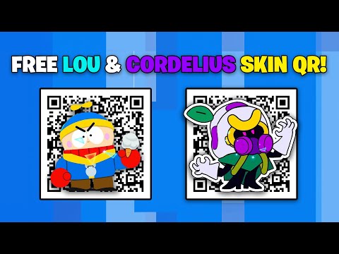 FREE! 🥳 RUDE LOU & PAPER CORDELIUS SKINS!🎁QR | BRAWL STAR QR CODES 2024 | BRAWL STARS NEW UPDATE