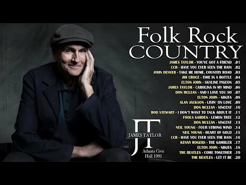🎸 Best of 70s & 80s Folk Country | Neil Young, James Taylor, Bob Dylan, John Denver & More 🎶