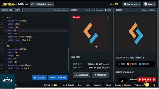 Learn css by practicing | css battle challenge #21 sitepoint logo