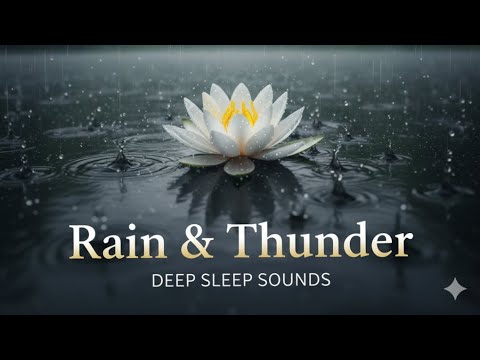 Rain & Thunder • Deep Sleep Sounds | Nature Glimpse