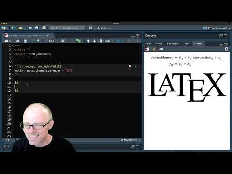 Equations in RMarkdown (LaTeX)