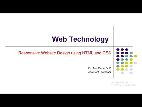 Responsive Web Design using HTML and CSS