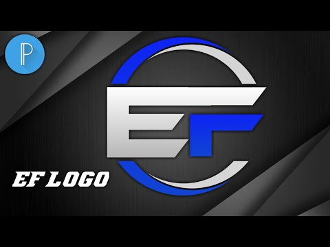 EF Logo Design Mobile | Pixellab Tutorial | How To Create Logo on pixellab | AAK Computers