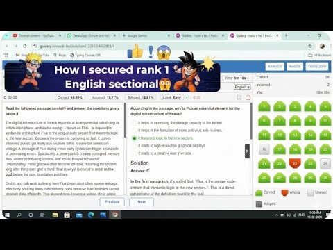 Guidely RBI ASSISTANT live english sectional mock test-1|💯 percentile |How to attempt|Share score