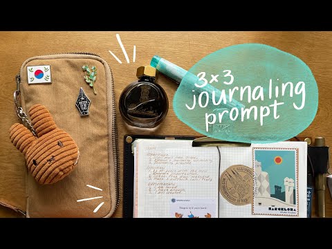 Quick + easy 3x3 JOURNALING PRACTICE/prompt for spirituality + mindfulness 🌿