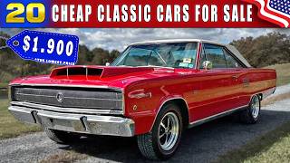 Today’s Greatest Deals 20 BEST Classic Cars Sale Cheap