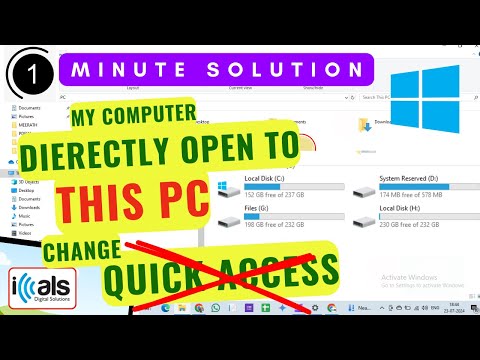 Windows tips  Make  This PC  Your Default File Explorer View