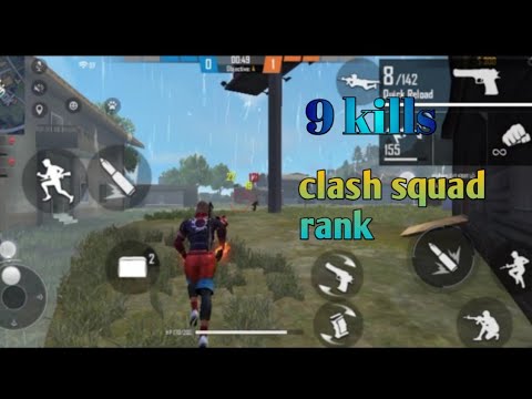 Free Fire Clash Squad Rank Op   Gameplay