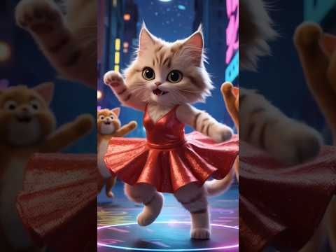 Cute Cat Danching. #cat #cute #cutecat #funny #arrahman #animalrescue #shorts