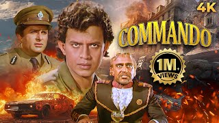 Commando 1988 Action Hindi Full Movie 4K | Mithun Chakraborty, Mandakini, Bappi Lahiri
