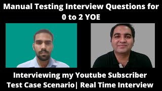 Manual Testing Interview Questions for 0-2 Years | Software Testing interview questions and answers