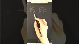 Rationalize the #Denominator #math #maths #radicals #surds